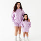 Lilac Petals Kids Hooded Sweatshirt