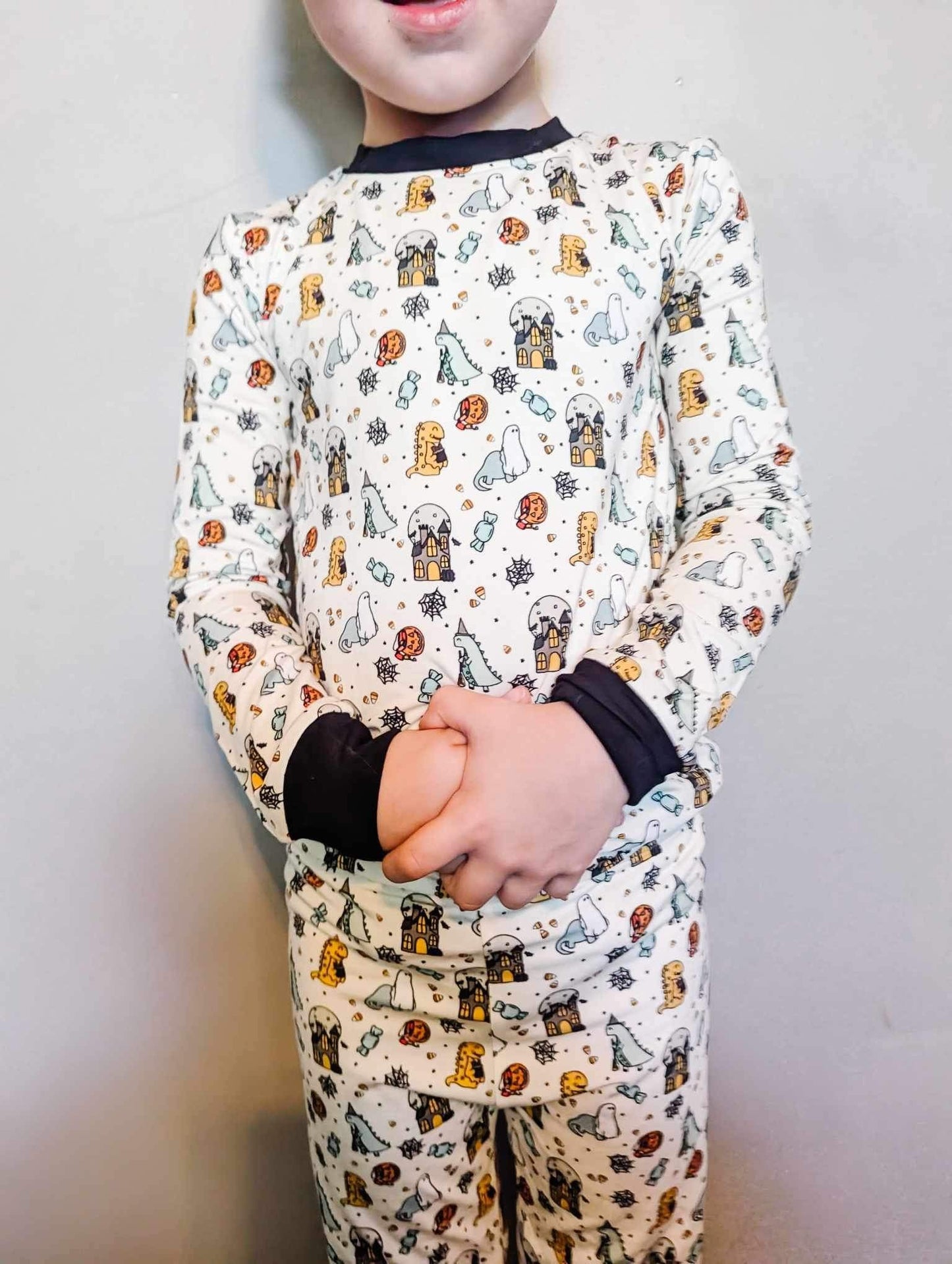 Trick-o-Saurus Halloween 2 Piece Pajamas