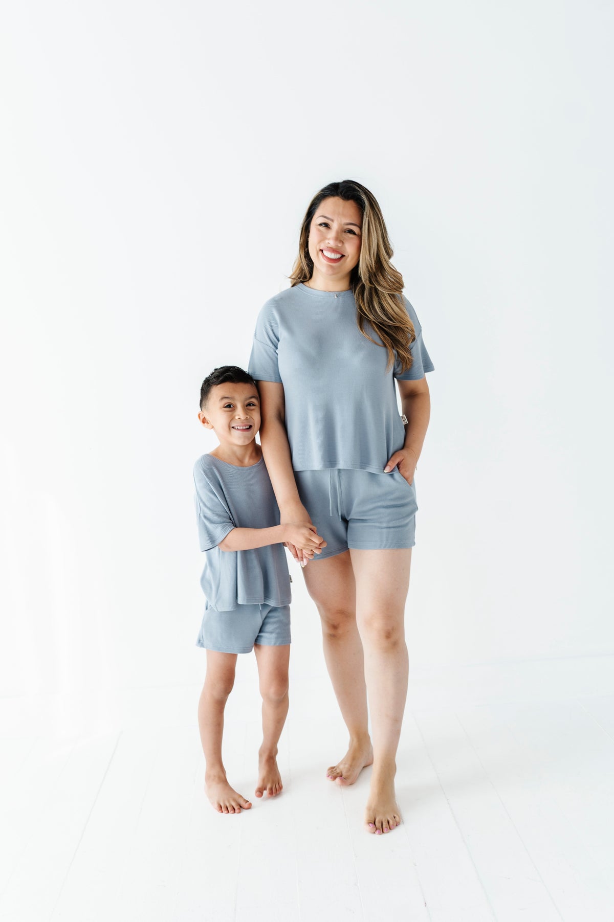 Harbor Adult Drawstring Waffle Knit Set