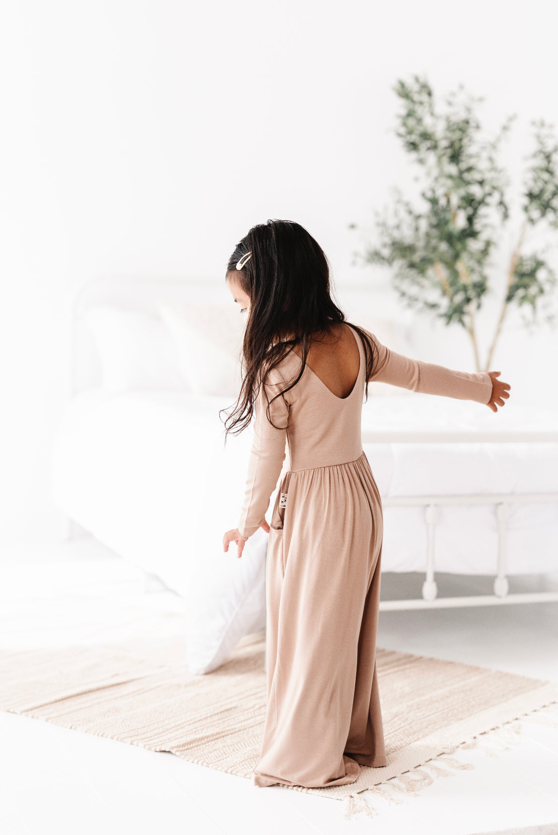 Sand Neutrals Wide Leg Romper