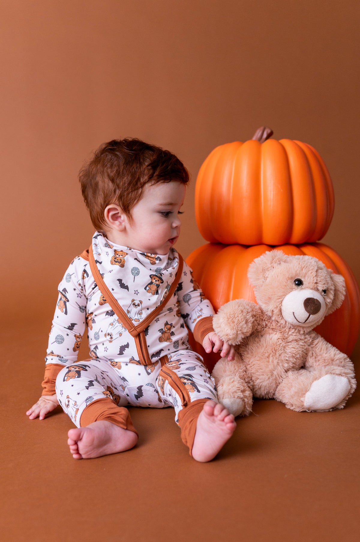 Boo Bear Bash Bandana Bib (EST SHIP TIME 1-2 WEEK)