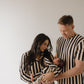 Men's Short Sleeve Pajamas | Midnight Stripe