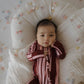 Bamboo Zip Pajamas | Sweetheart Stripes