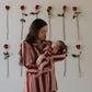 Women's Bamboo Button Up Lounge Set | Sweetheart Stripes