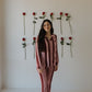 Women's Bamboo Button Up Lounge Set | Sweetheart Stripes