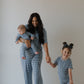 Bamboo Short Set | Blue Gingham