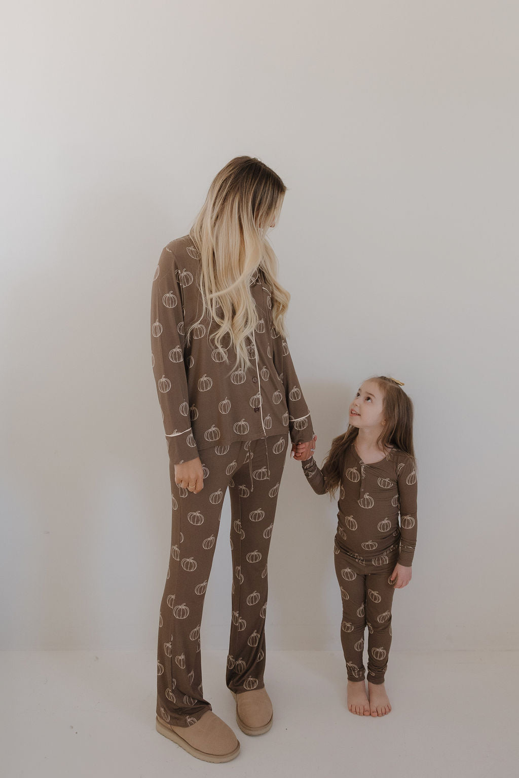 Bamboo Two Piece Pajamas | Brown Pumpkin