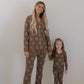 Bamboo Two Piece Pajamas | Brown Pumpkin