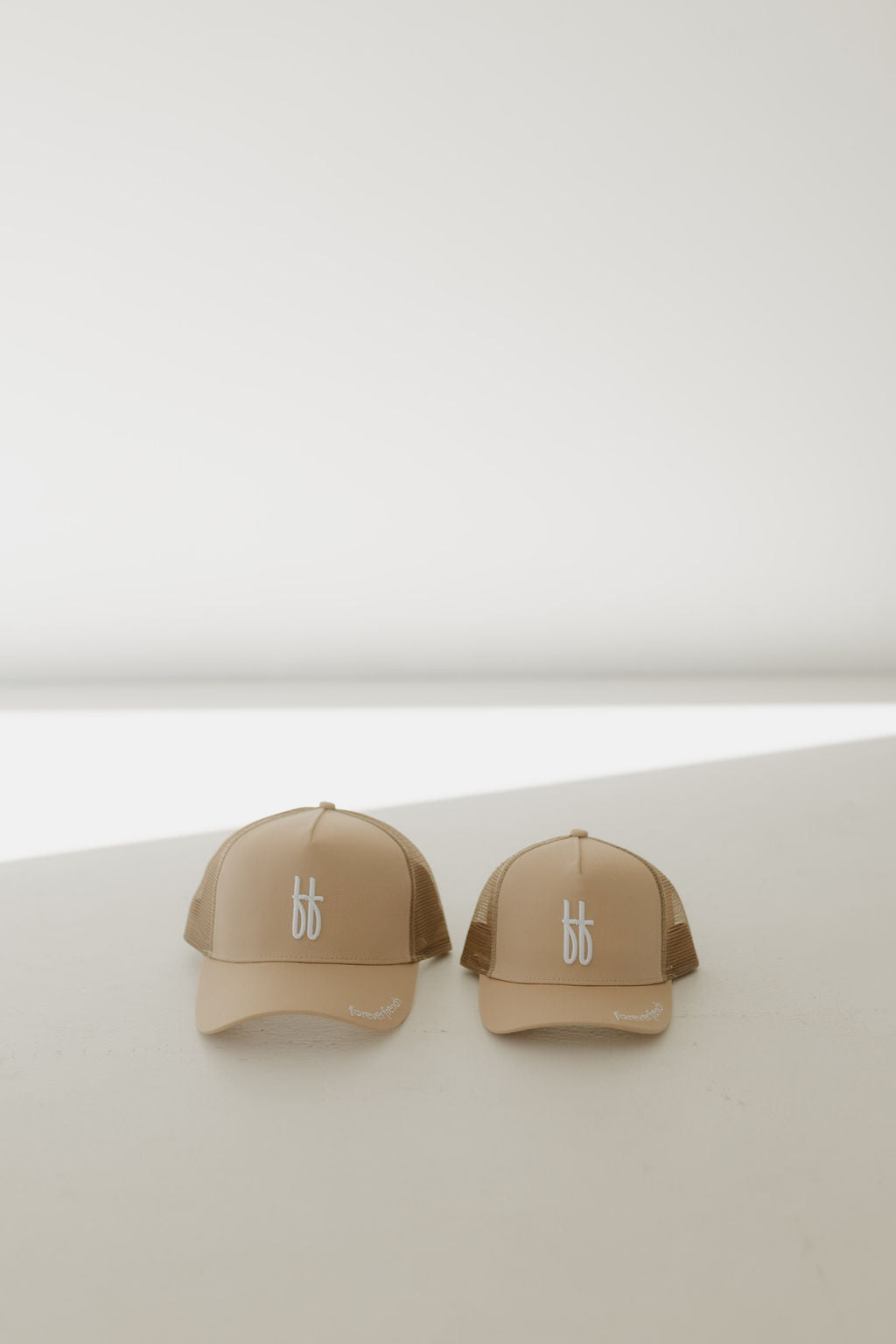 Children's Trucker Hat | ff Tan