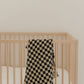 Muslin Swaddle | Black Checkerboard