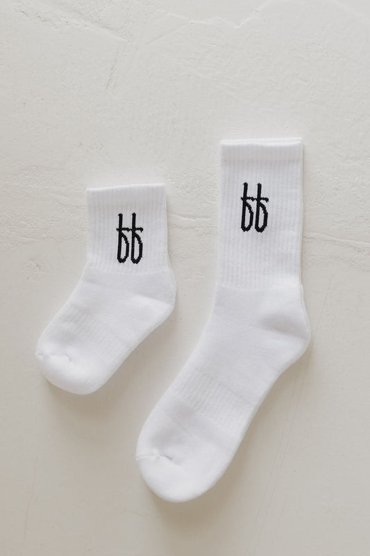 ff Crew Socks | White
