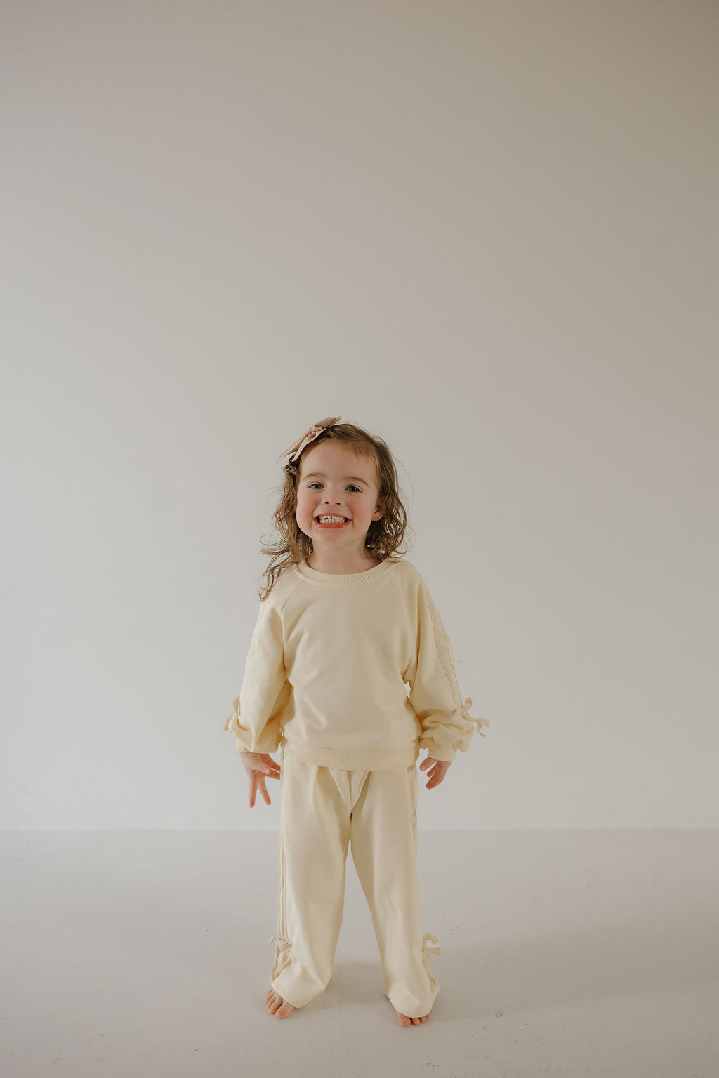 Child's Sweat Set | Buttercream Bows