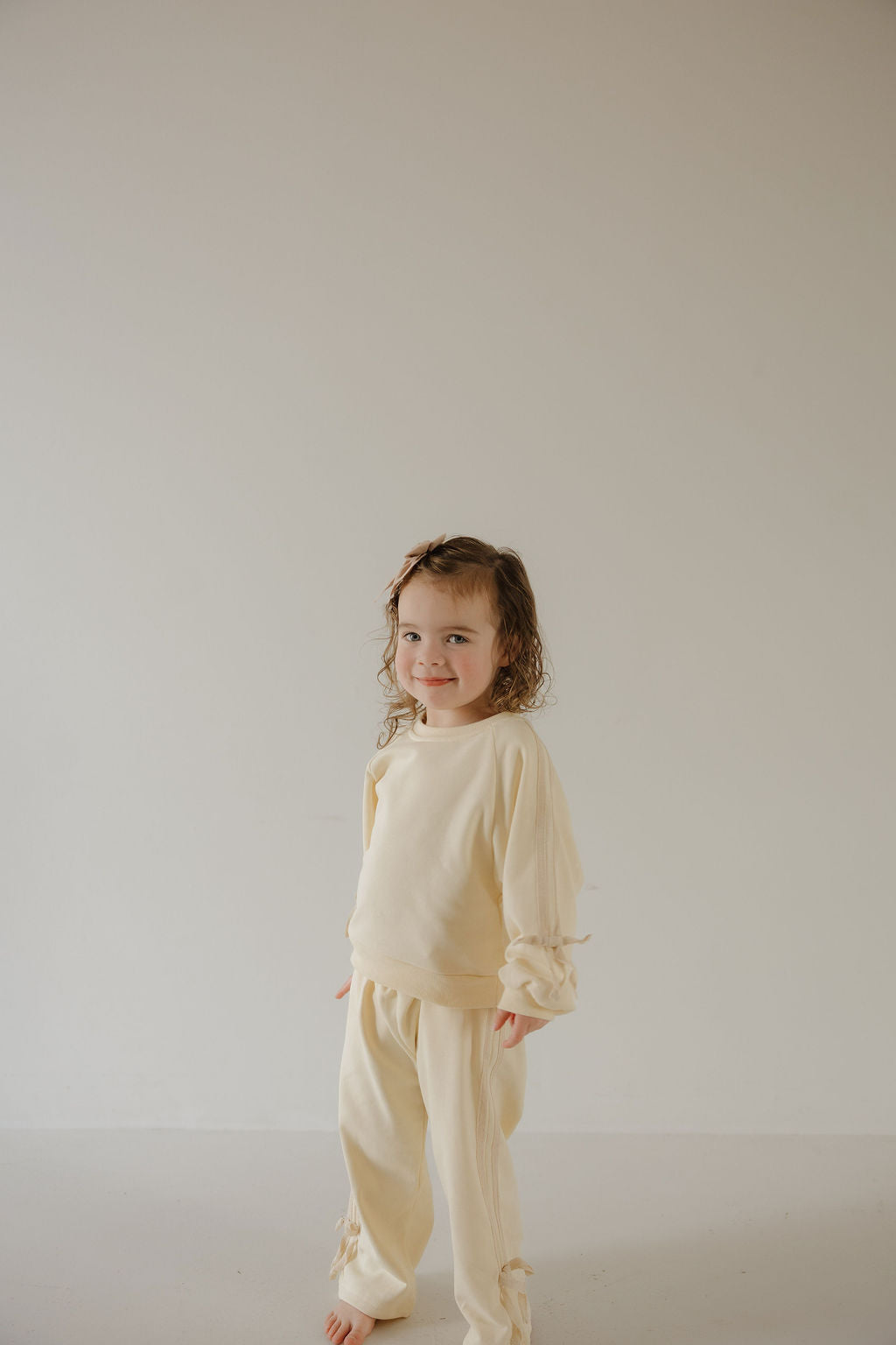 Child's Sweat Set | Buttercream Bows