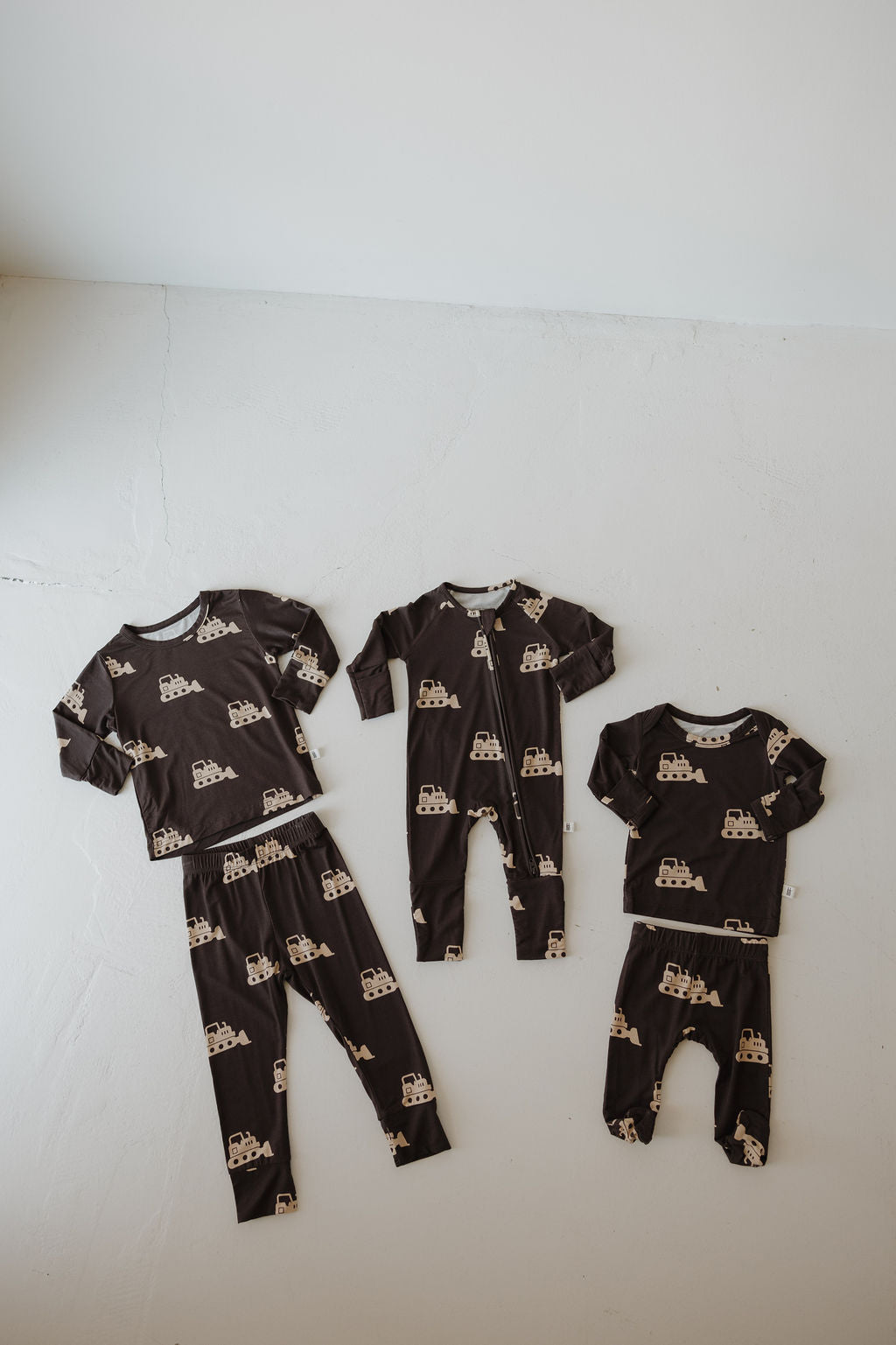 Bamboo Zip Pajamas | Bulldozer