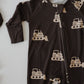 Bamboo Zip Pajamas | Bulldozer