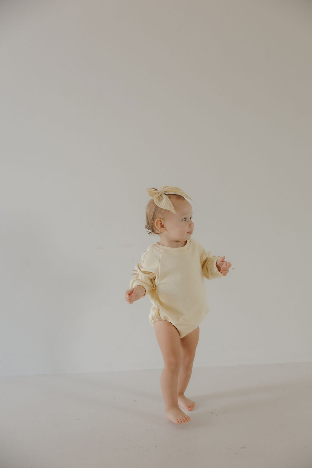 Sweatshirt Romper | Buttercream Bows