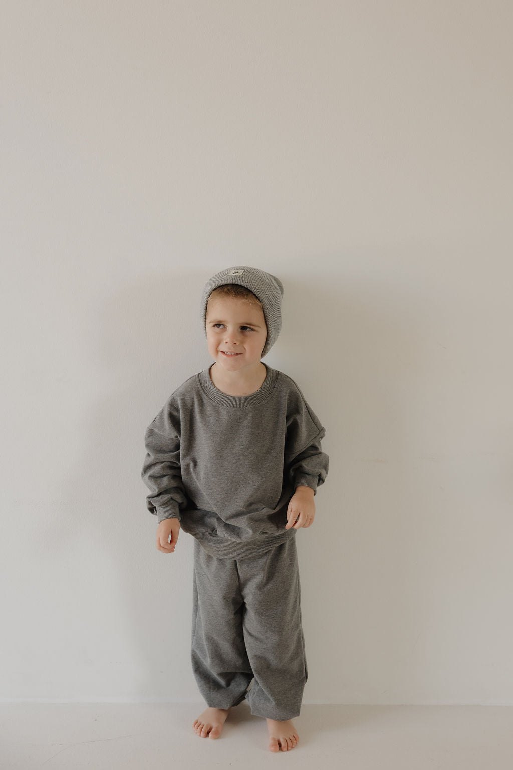 Child Sweat Set | Charcoal