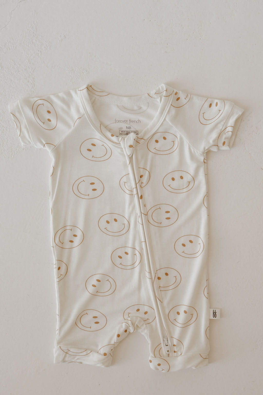 Bamboo Zip Shortie | Just Smile