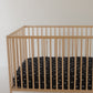 Muslin Crib Sheet | Midnight Bolt