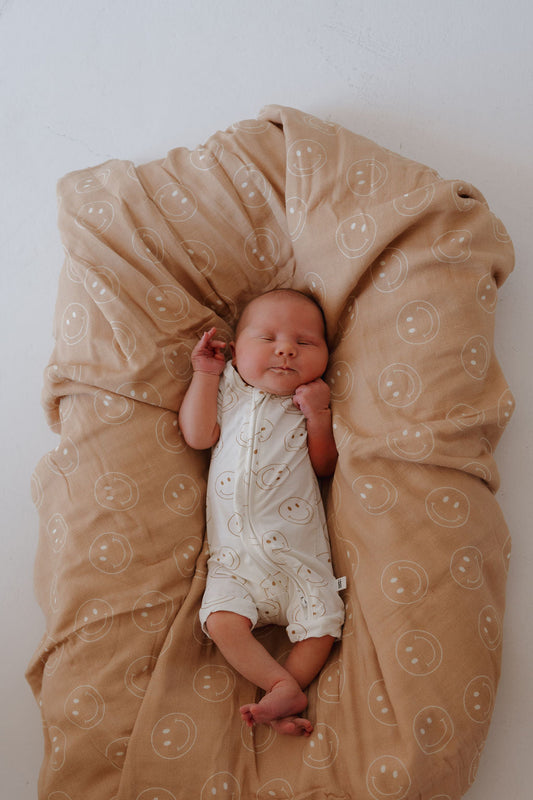 Bamboo Zip Shortie | Just Smile