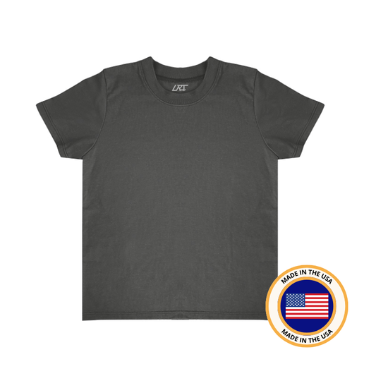 RAD ORGANICS COTTON TEE - DARK GRAY