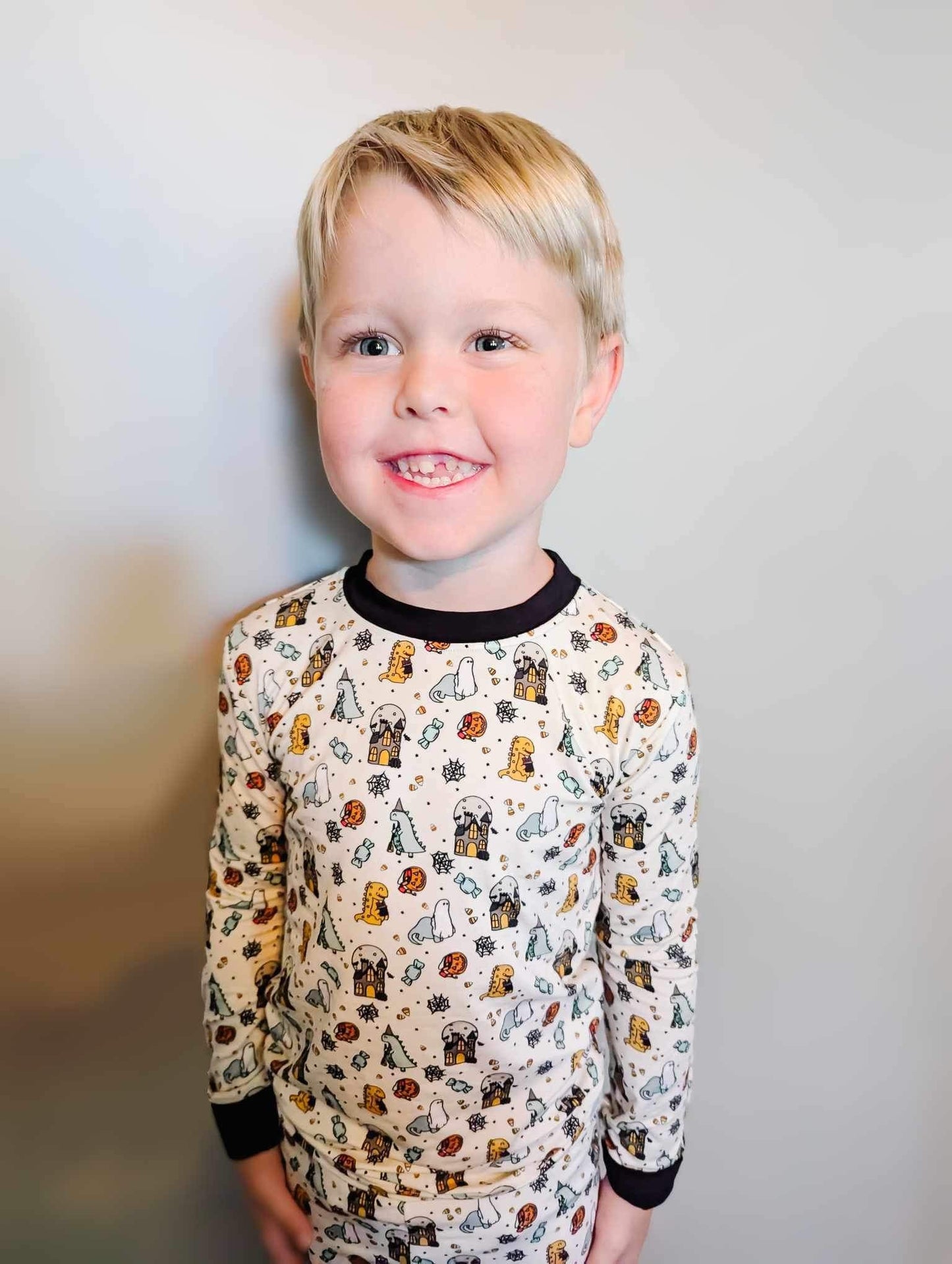 Trick-o-Saurus Halloween 2 Piece Pajamas