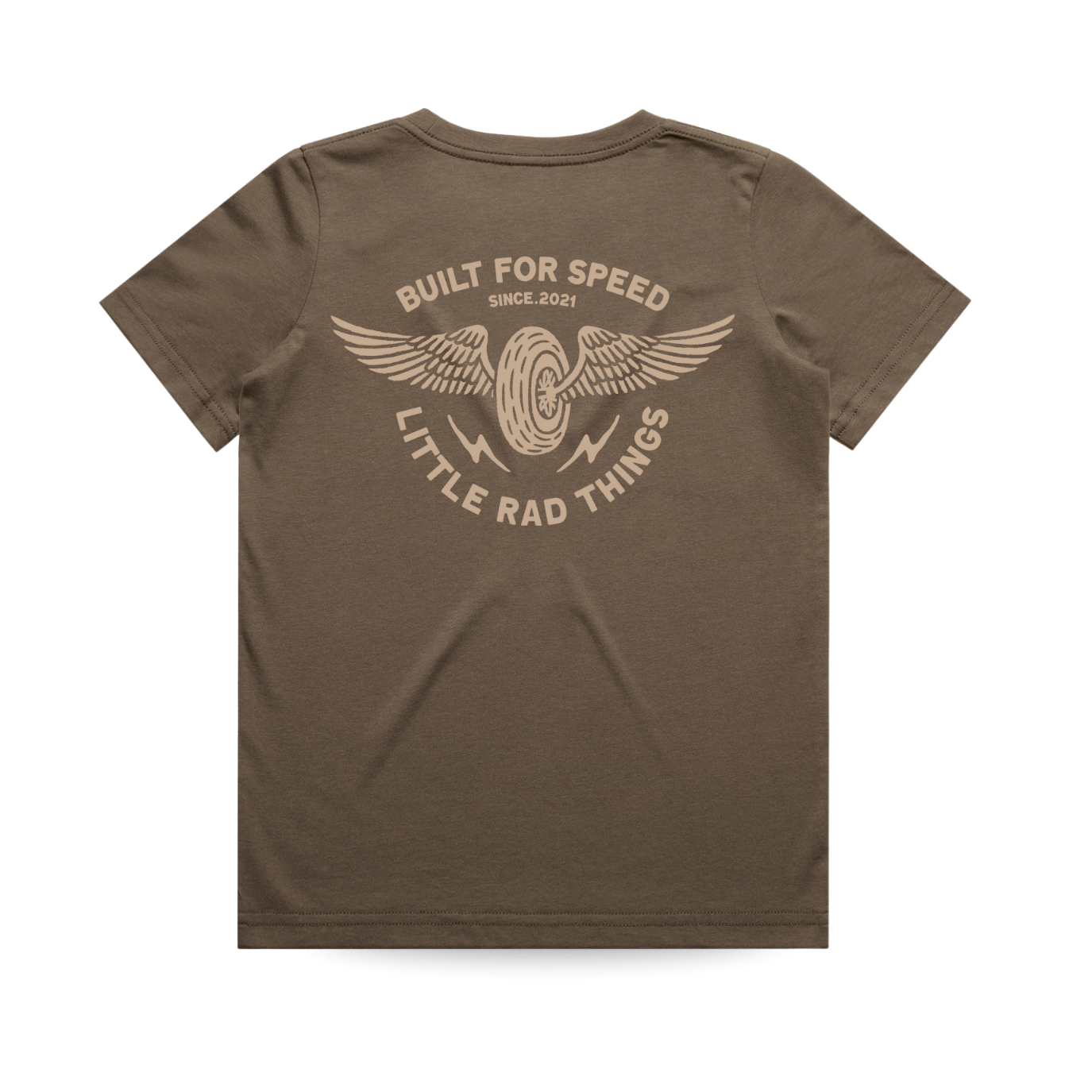THE WINGED MECHANIC TEE - BROWN
