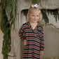 Bamboo Sleeping Dress | Holiday Stripe