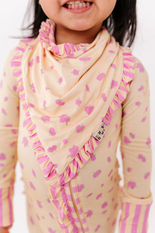 Buttercream Blossoms Ruffle Bib