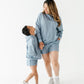 Harbor Stripe Kids Hooded Sweatshirt