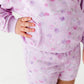 Lilac Petals Kids Sweat Shorts