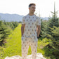 Men's Short Sleeve Pajamas | Santa Teddy
