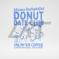 MOMS DONUT DATE CLUB TEE - CREAM