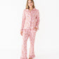 Friday Night Florals Ruffle Adult Button Up Set (EST SHIP TIME 2-3 WEEKS)