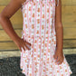 Teddy Tulips Tier Twirl Dress