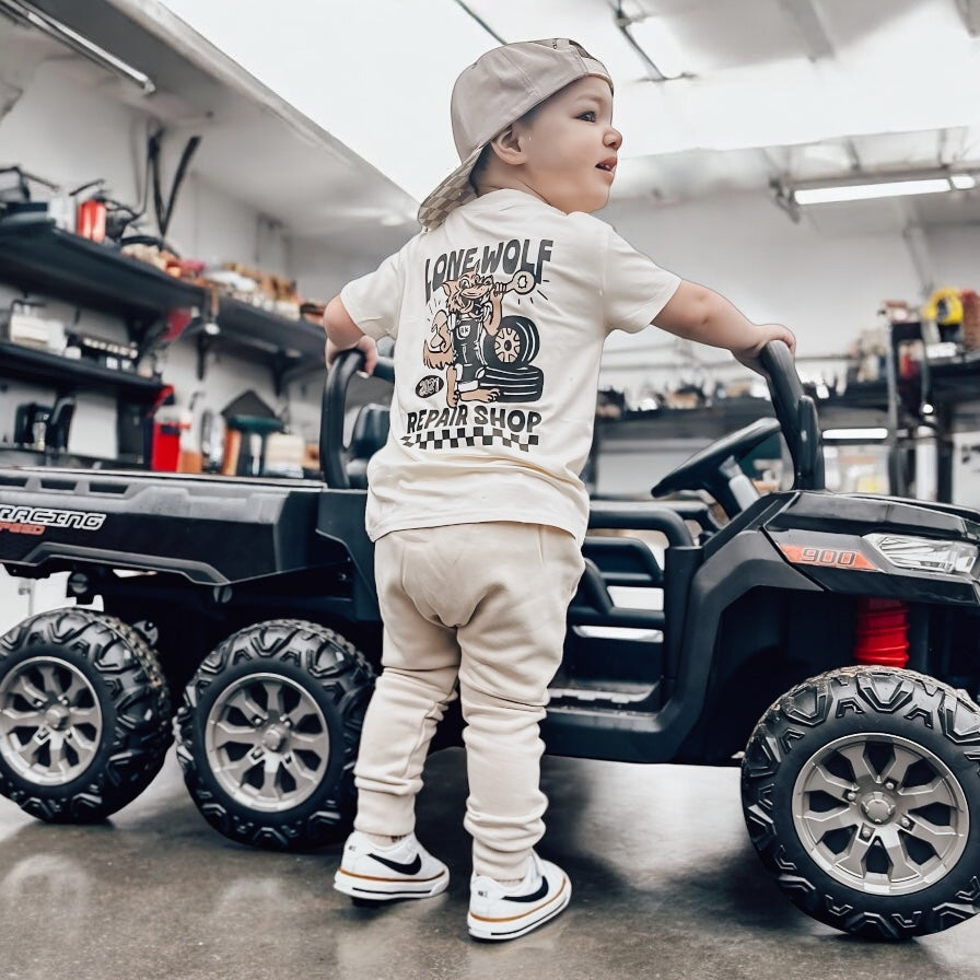 Lone Wolf Garage-Graphic Tee