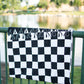 Checker Flame Beach Towel