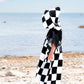 Checker Flame Hooded Towel