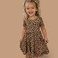 LEOPARD DREAM RUFFLE DRESS