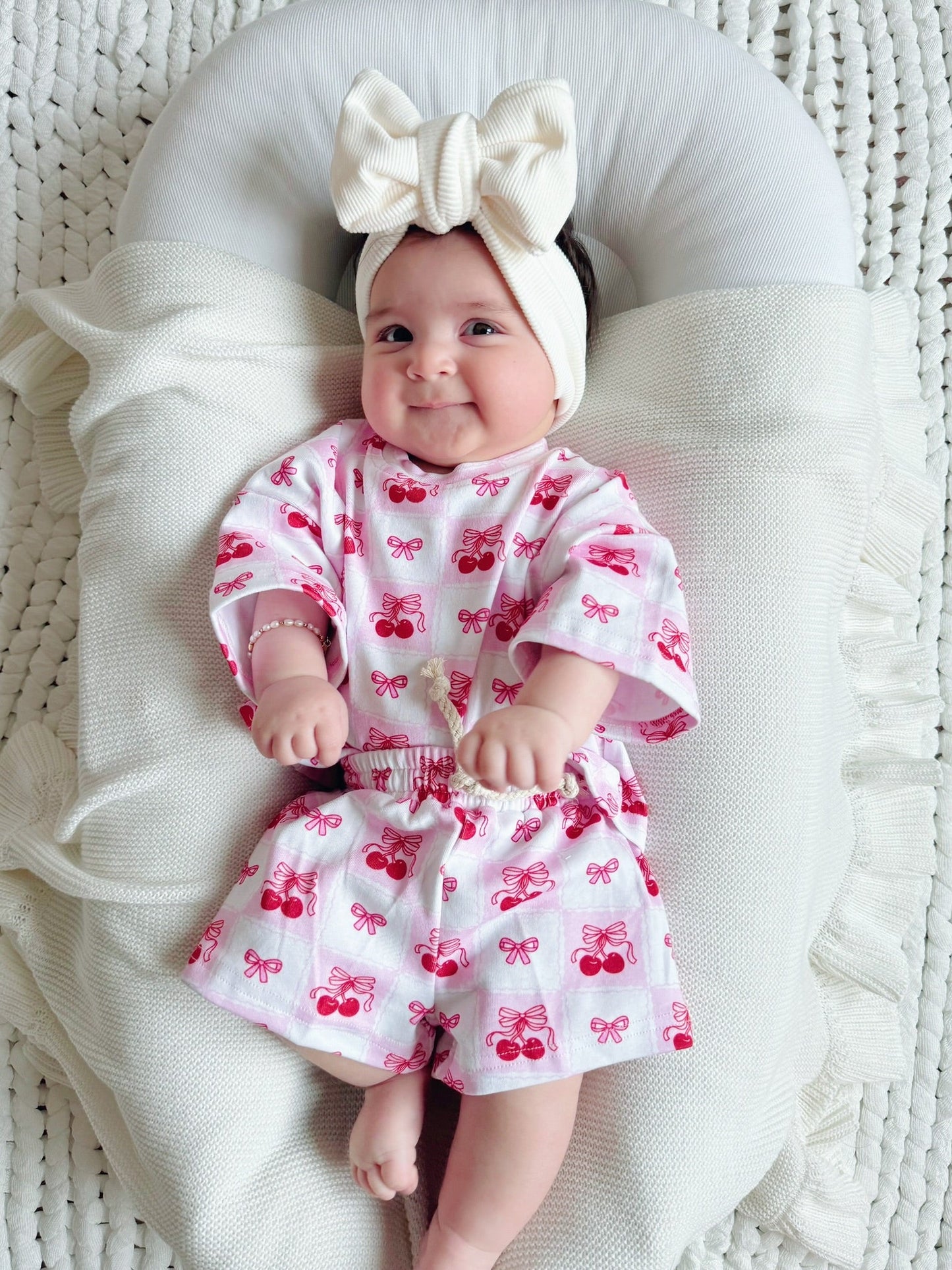 Shorts Set | Checkered Cherry