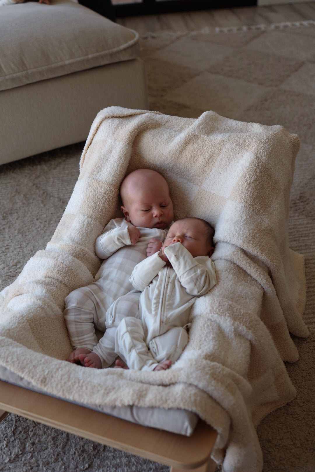 Bamboo Zip Pajamas | Gingham