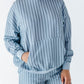 Harbor Stripe Adult Hooded Sweatshirt