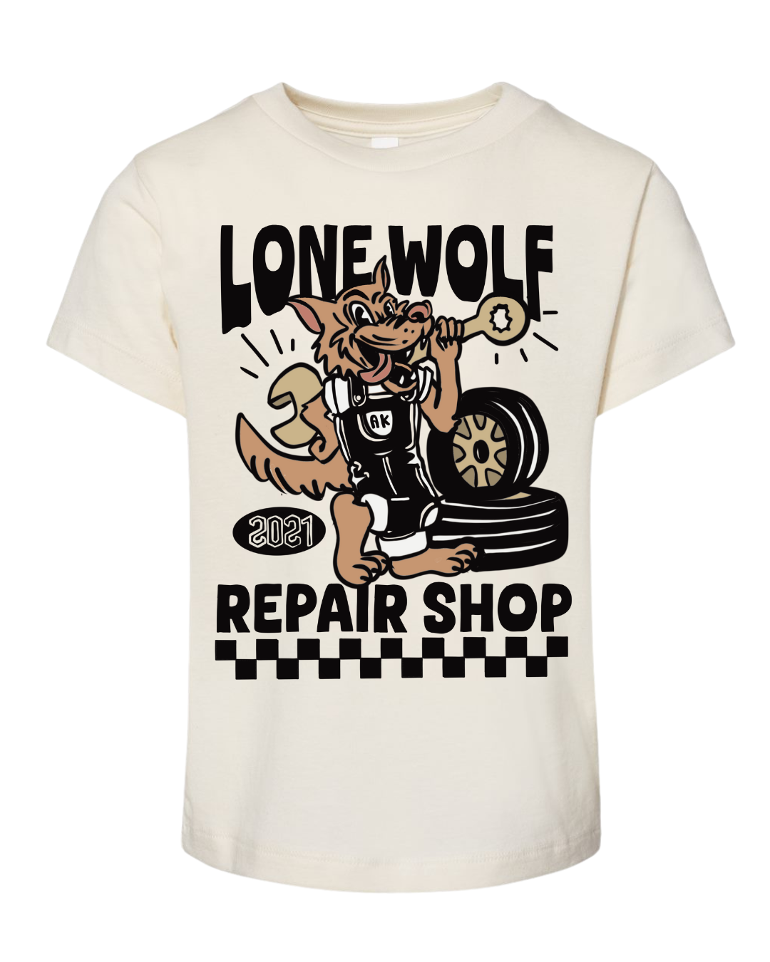 Lone Wolf Garage-Graphic Tee