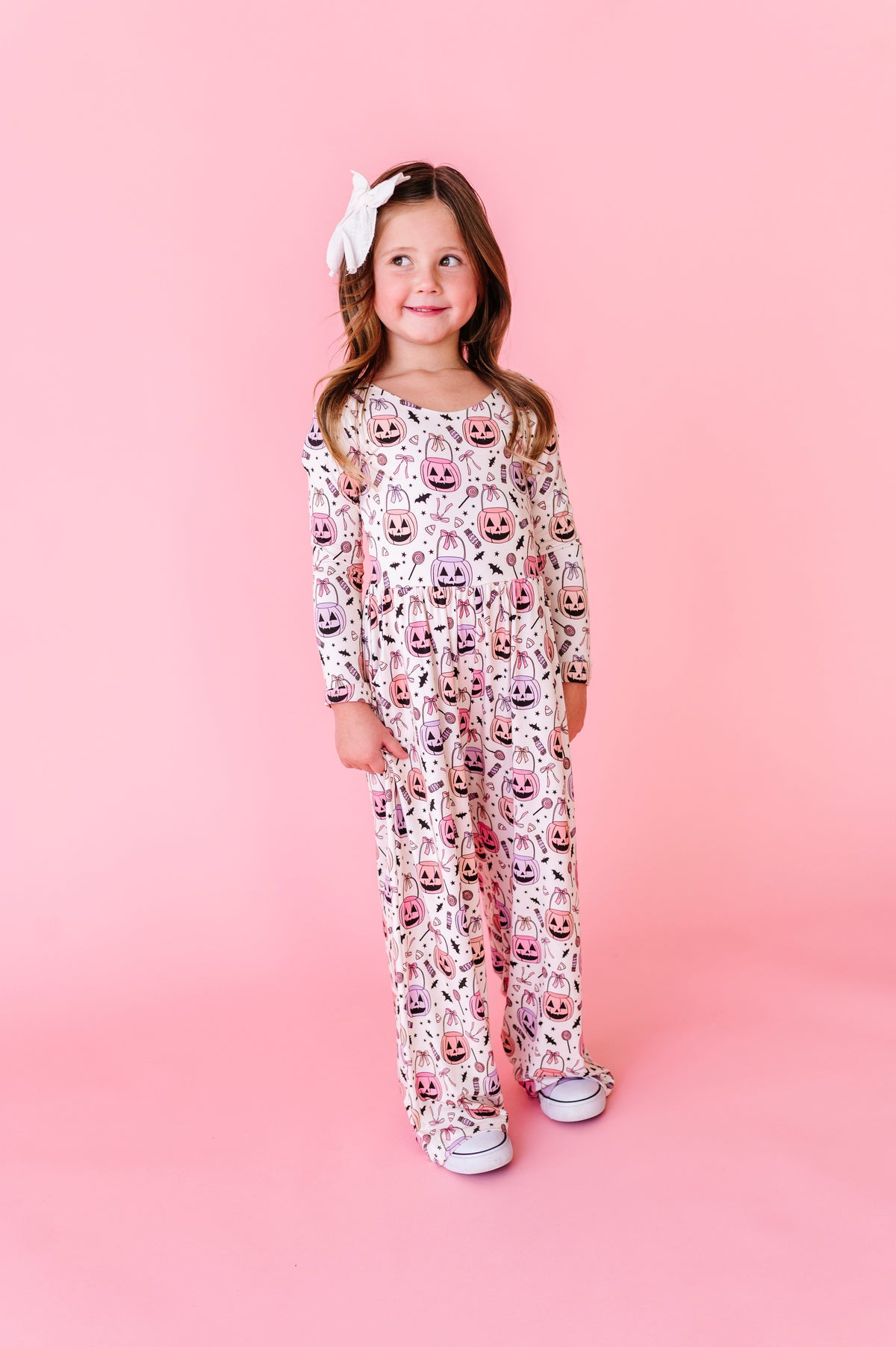 Ghoul Gang Wide Leg Romper (EST SHIP TIME 1-2 WEEK)