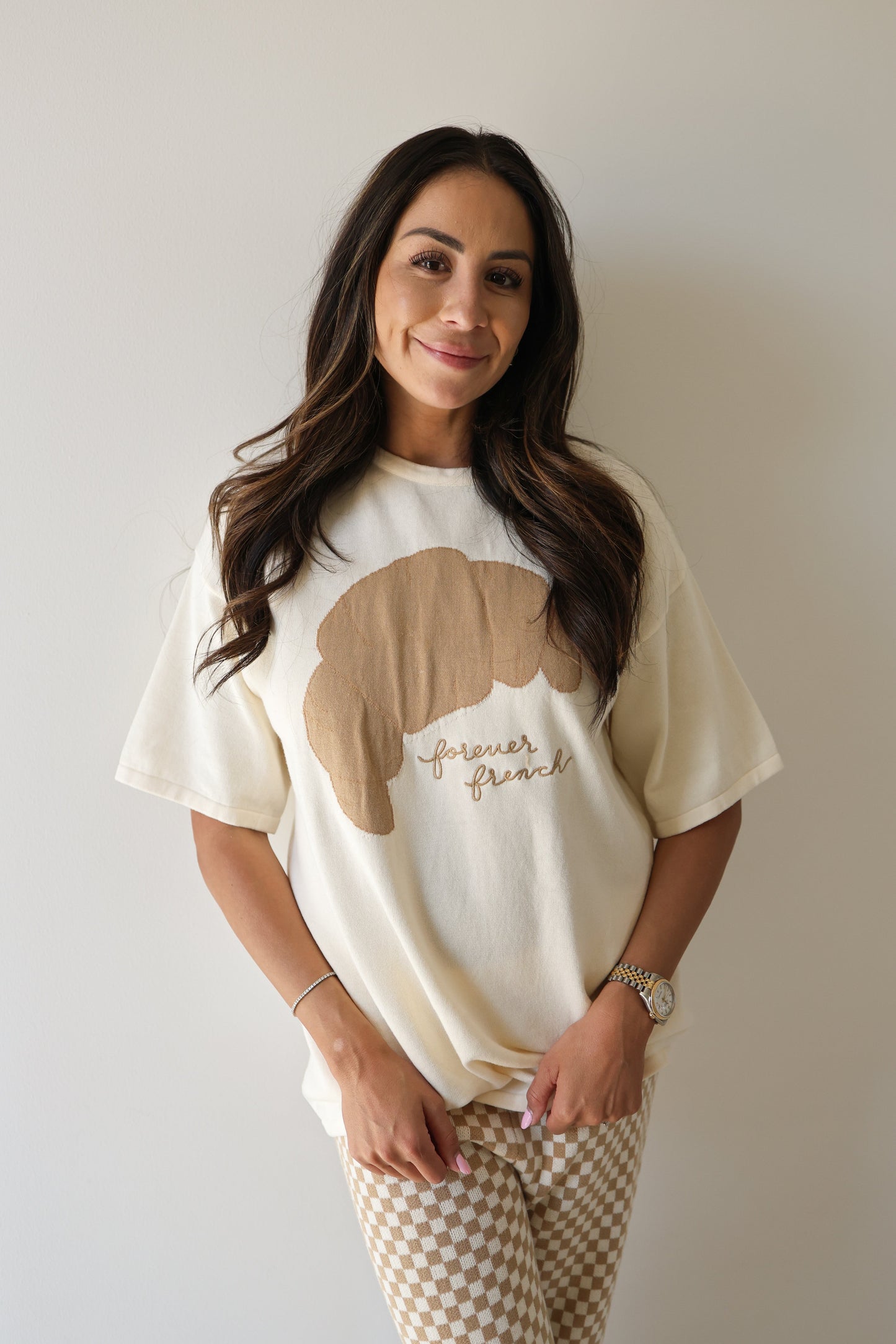 Women's Knit Pant Set | Croissants