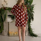 Women's Bamboo Sleeping Dress | Vintage Santa