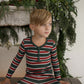 Bamboo Two Piece Pajamas | Holiday Stripe
