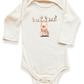 Reindeer Organic Baby Bodysuit Long Sleeve