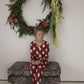 Youth Flare Bamboo Pajamas | Vintage Santa