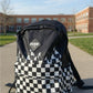 Checker Flames Full Size Backpack